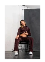 Yfm Jogger Choc Plum Woman