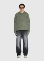 Yfm Denim Washed Black Pants