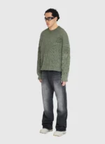 Yfm Denim Washed Black Pants